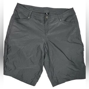 KUHL Trekr Short 11” Grey Outdoor Hiking Shorts UPF 50+ UV Protection Size 14